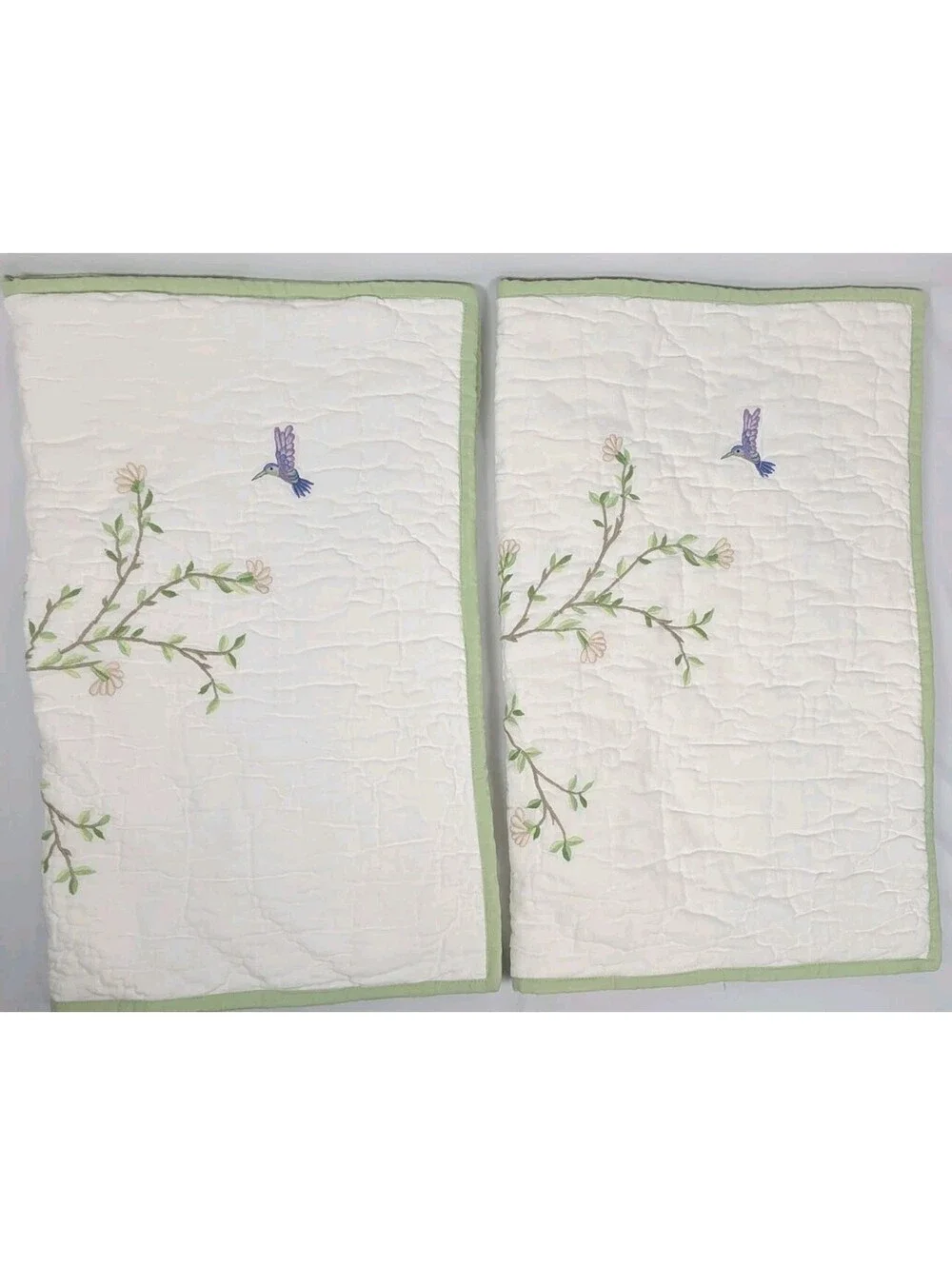 POTTERY BARN Monique Lhuillier MEADOW Embroidered Quilt 20